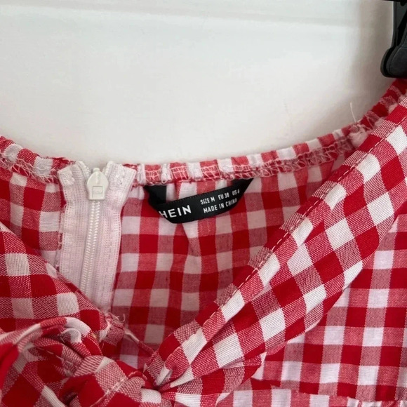 🍄Gingham red dress - Picture 2 of 6